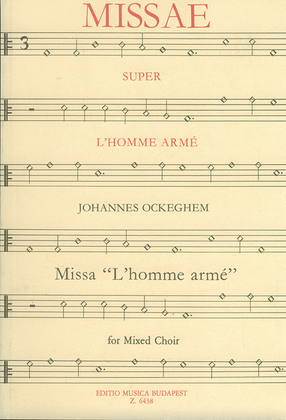 Missa L'homme arme für gem. Chor