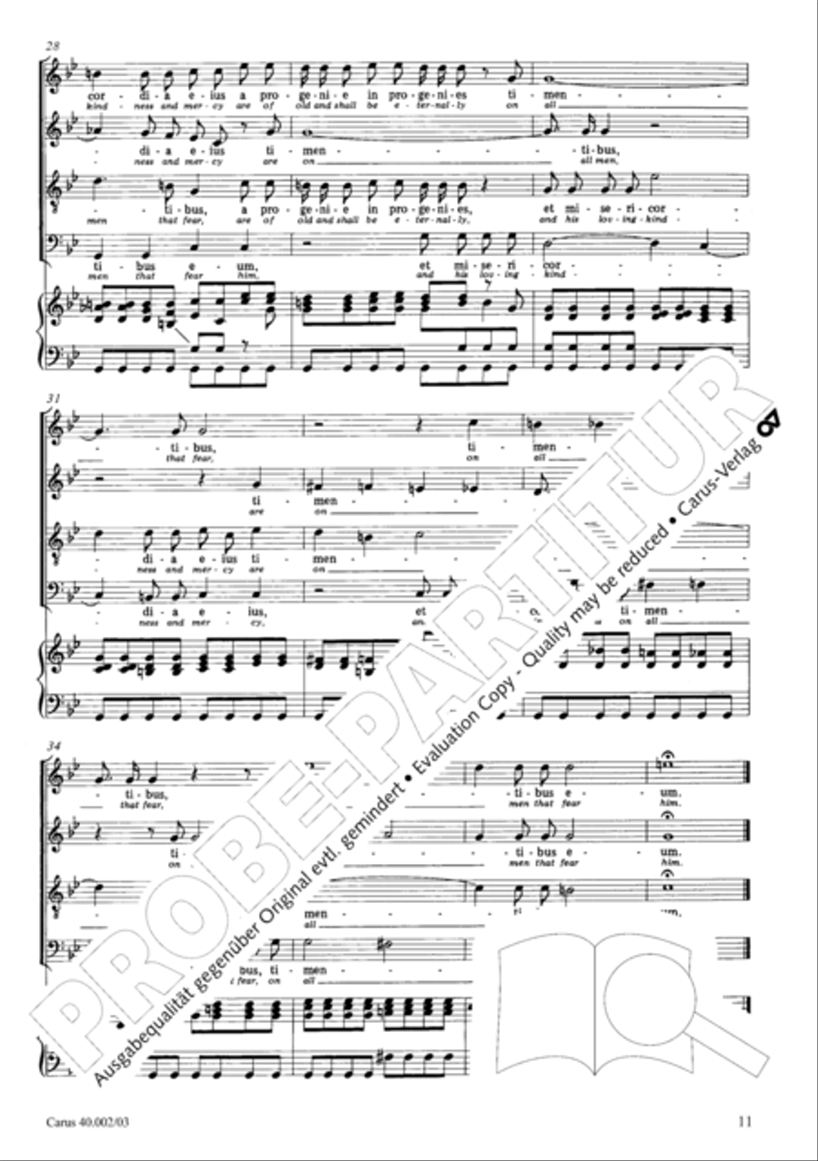 Magnificat Magnificat SA scores gallery preview page 12