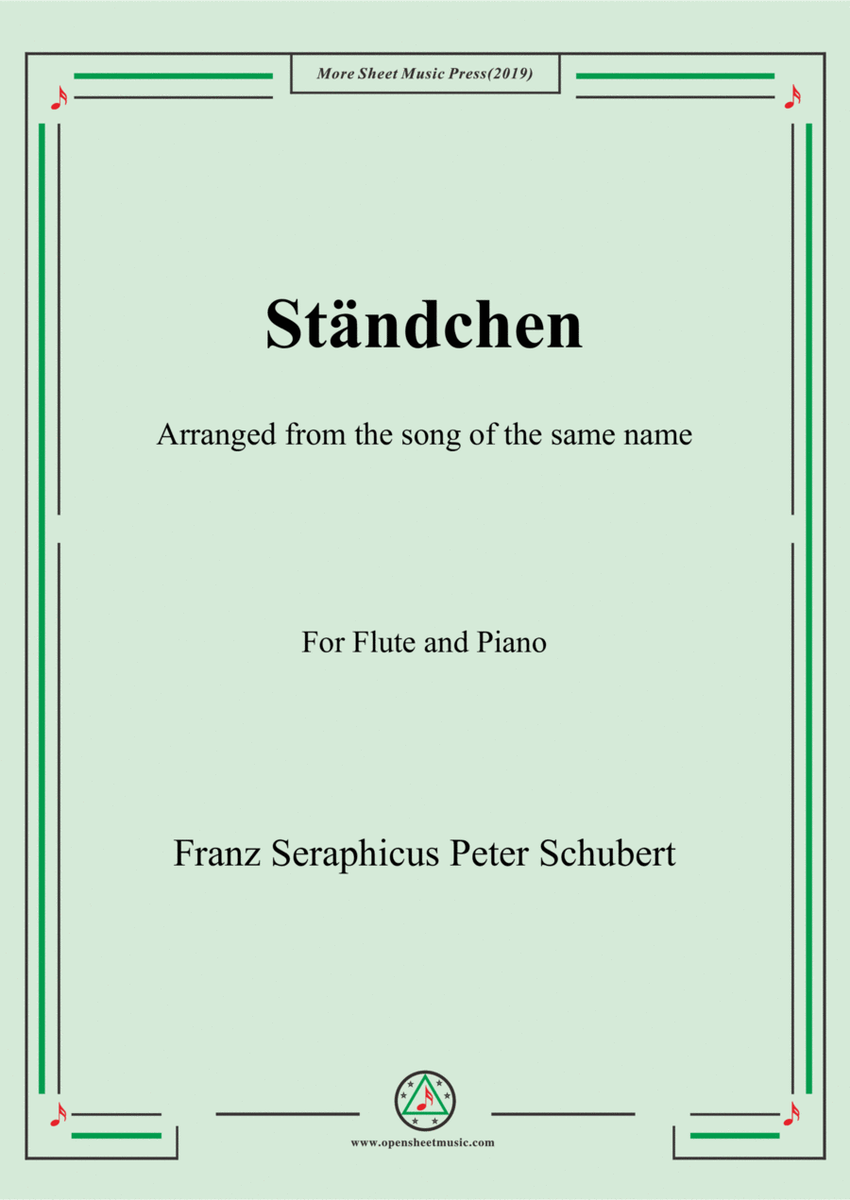 Schubert-Ständchen,for Flute and Piano image number null
