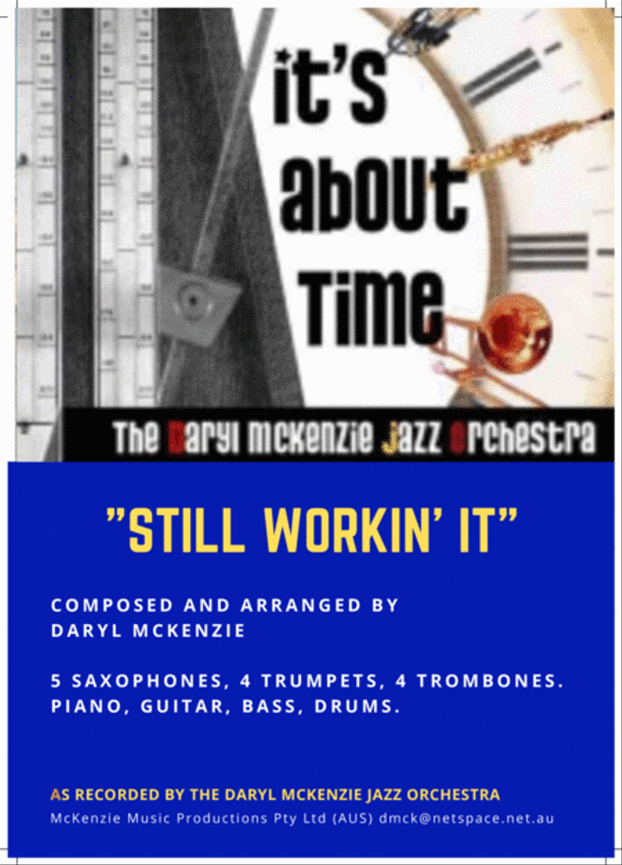 Still Working' It - Big Band original by Daryl McKenzie Jazz Ensemble scores gallery preview page 1