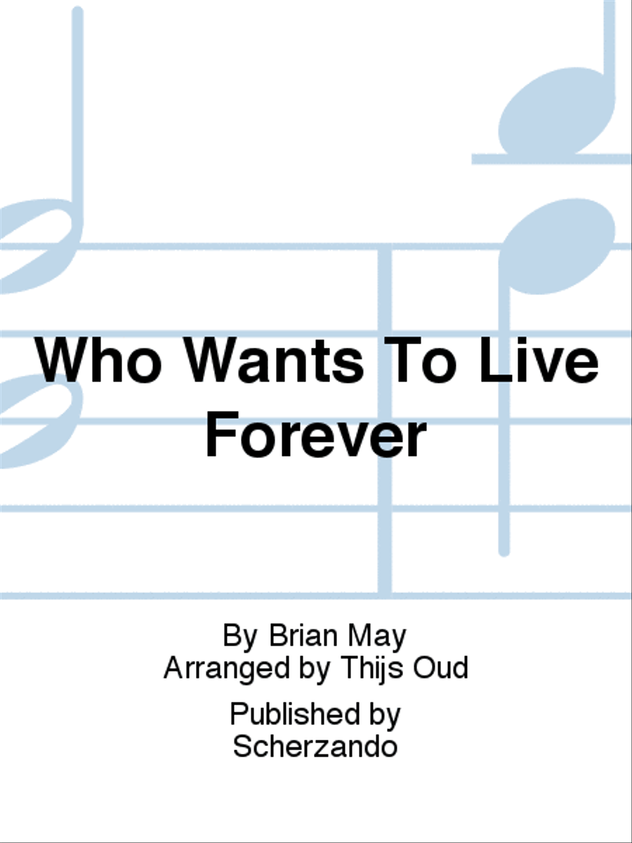 Who Wants To Live Forever Concert Band scores gallery preview page 1