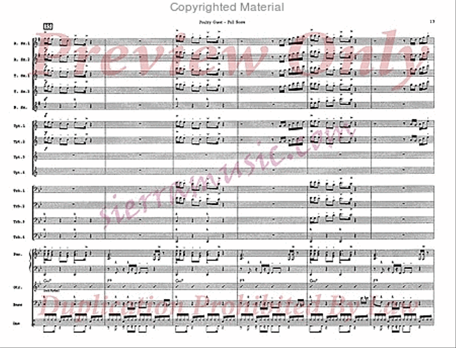 Poultry Guest Poultry Guest Big Band scores gallery preview page 14