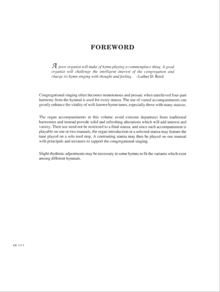 Creative Hymn Accompaniments For Organ, Vol. 1 Organ scores gallery preview page 6