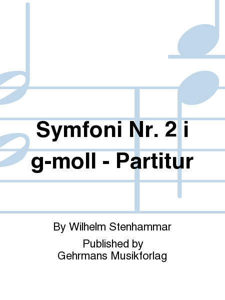 Symfoni Nr. 2 i g-moll - Partitur