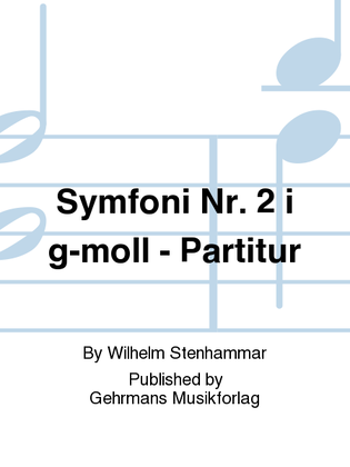 Symfoni Nr. 2 i g-moll - Partitur