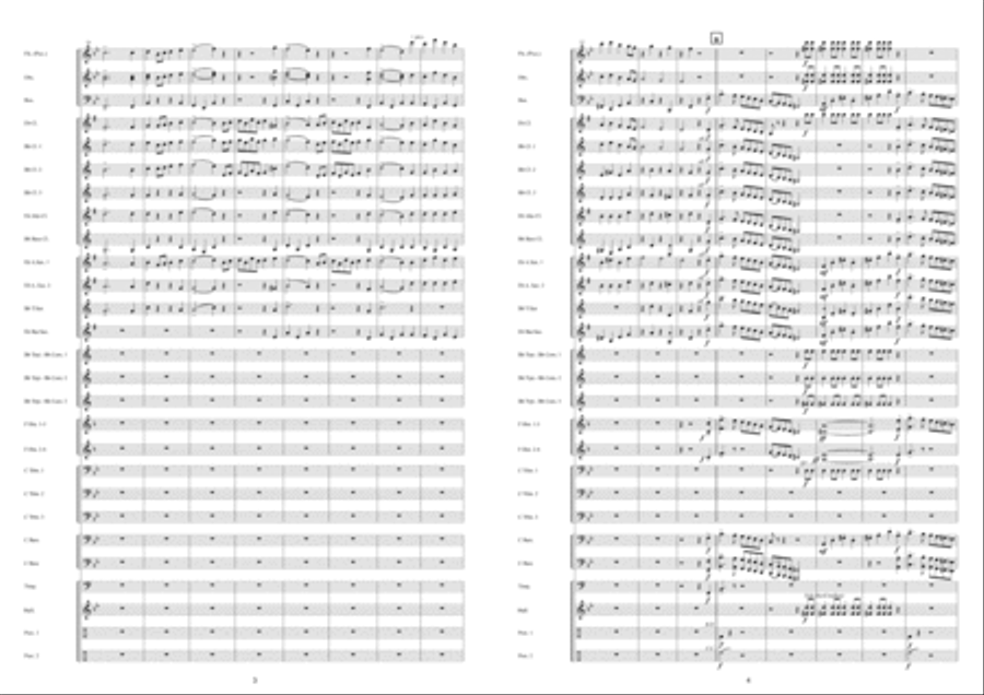 Marche Militaire Française Fanfare Band scores gallery preview page 3