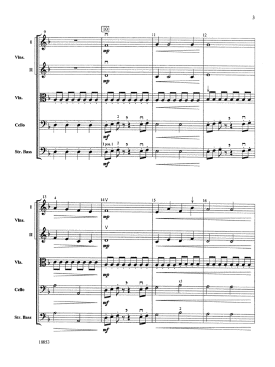Gauntlet: Score String Orchestra scores gallery preview page 2