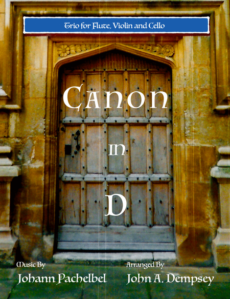 Canon in D (Trio for Flute, Violin and Cello) image number null