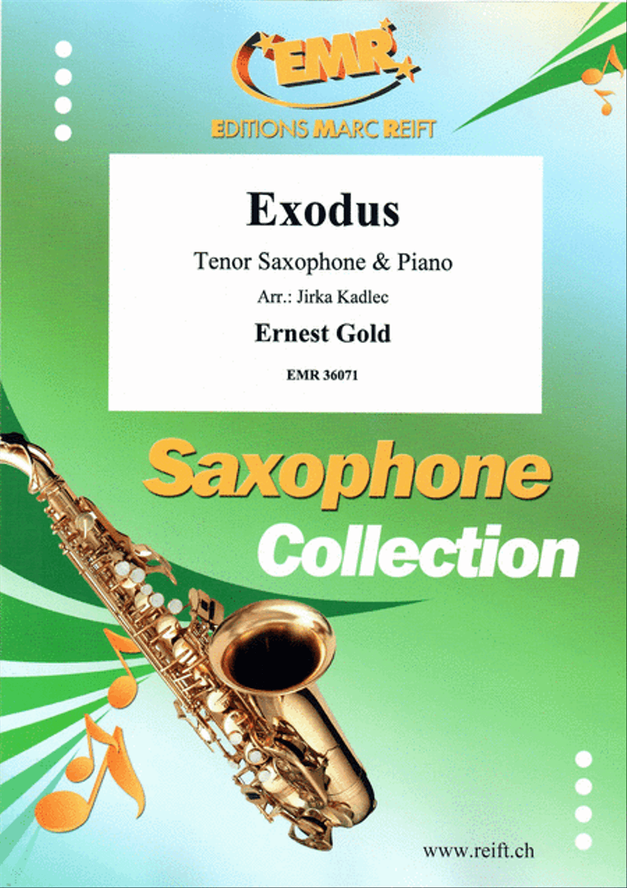 Exodus Tenor Saxophone scores gallery preview page 1