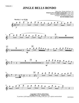Jingle Bells Rondo: Violin 1
