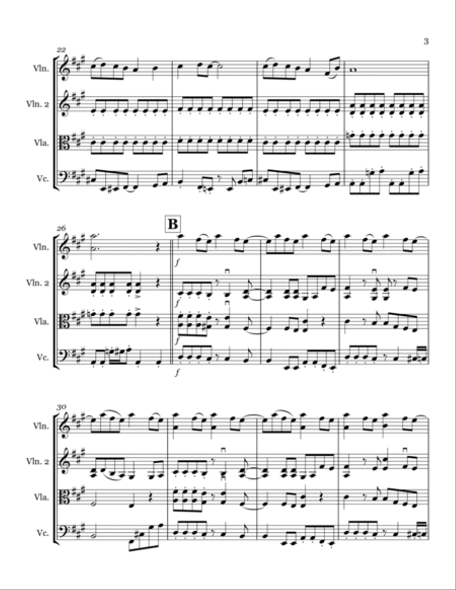 September String Quartet scores gallery preview page 3