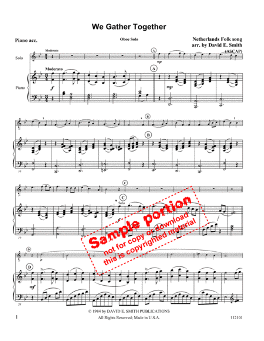 We Gather Together We Gather Together Flute scores gallery preview page 2