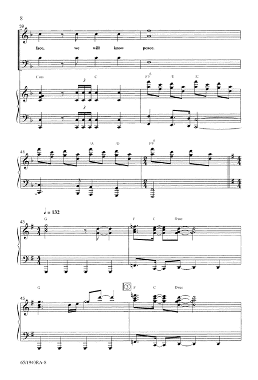 We Will Know Peace 3-Part scores gallery preview page 10