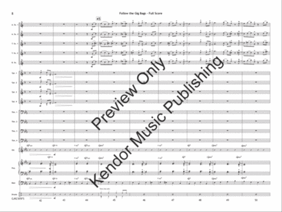 Bossa Doce Bossa Doce Jazz Ensemble scores gallery preview page 9