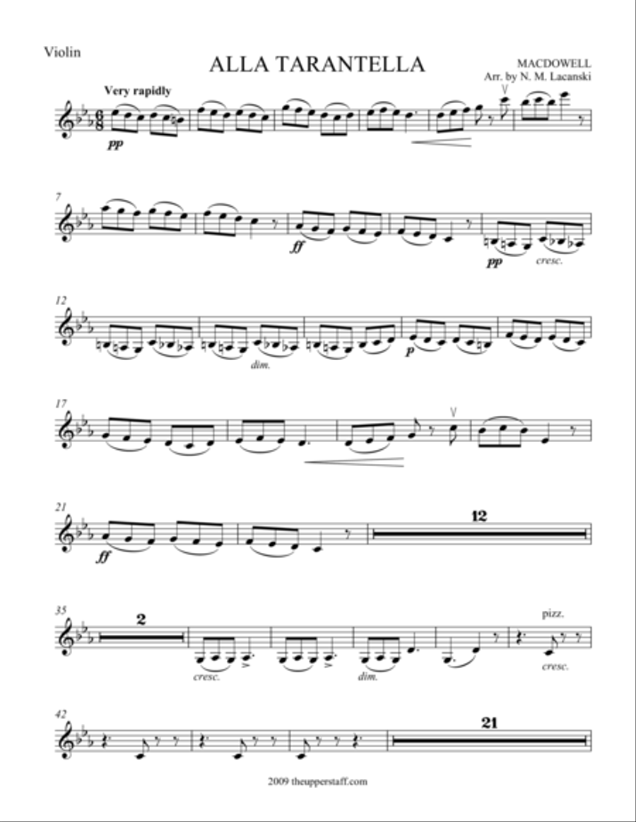 Springtanz Springtanz Violin Solo scores gallery preview page 1