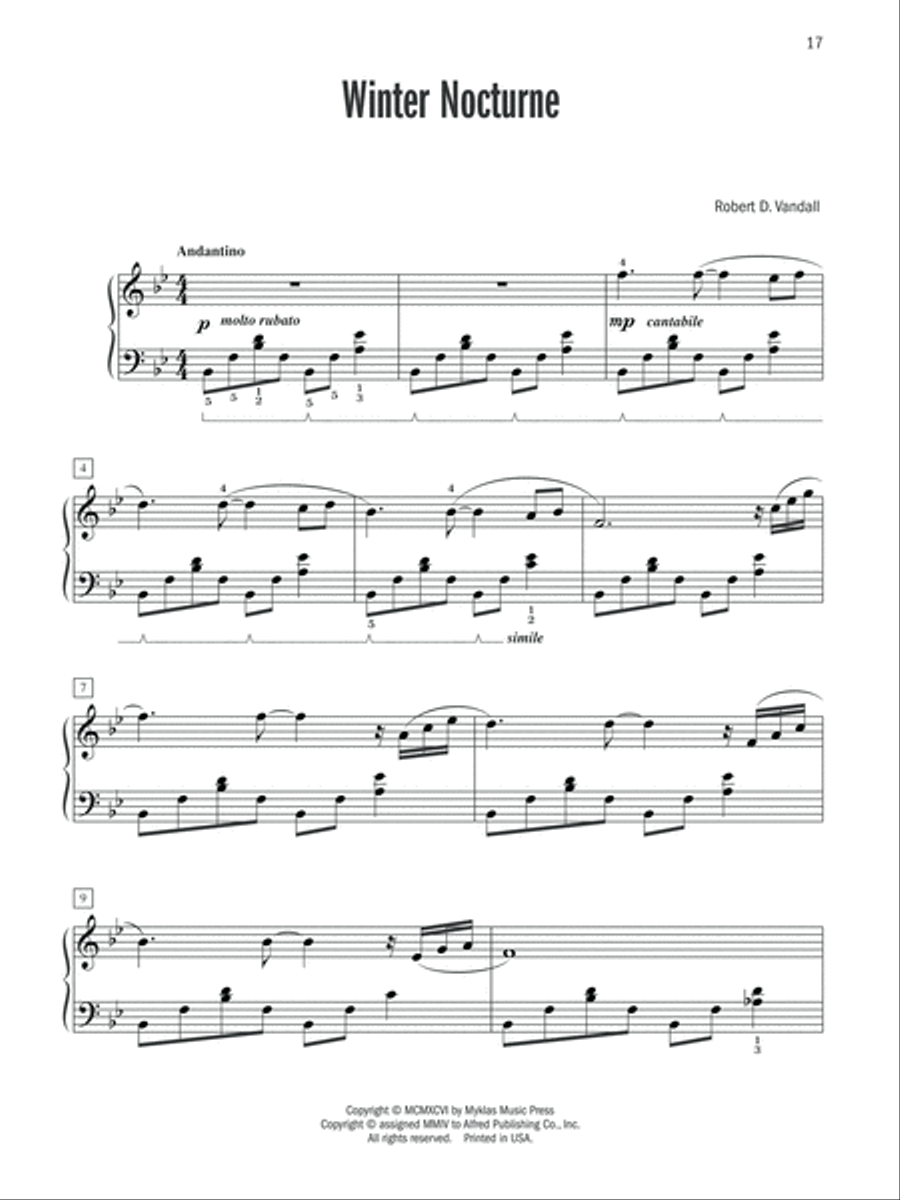 Celebrated Piano Solos, Book 5 Piano Solo scores gallery preview page 5