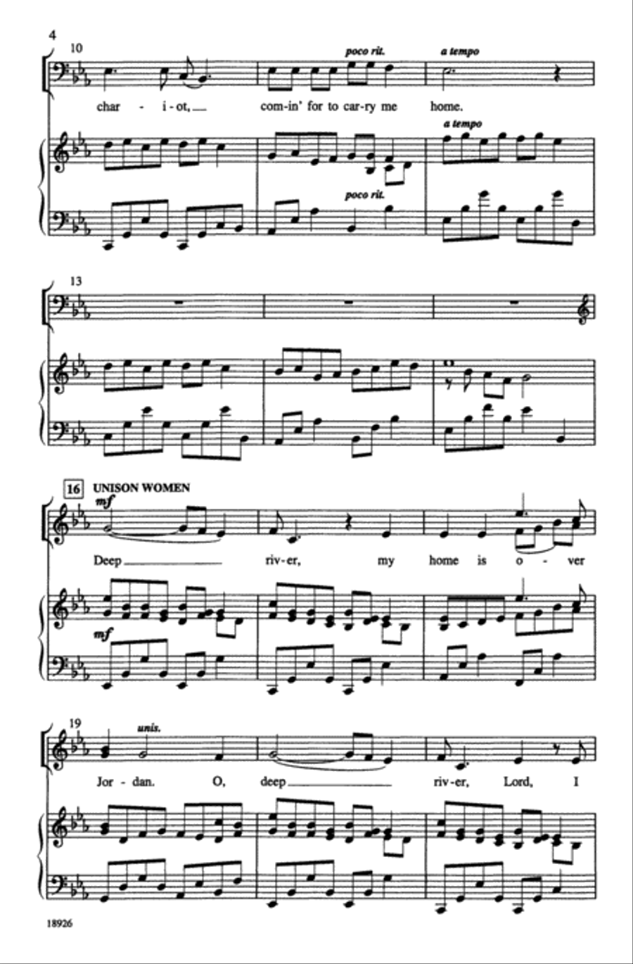 Carry Me Home Choir scores gallery preview page 3