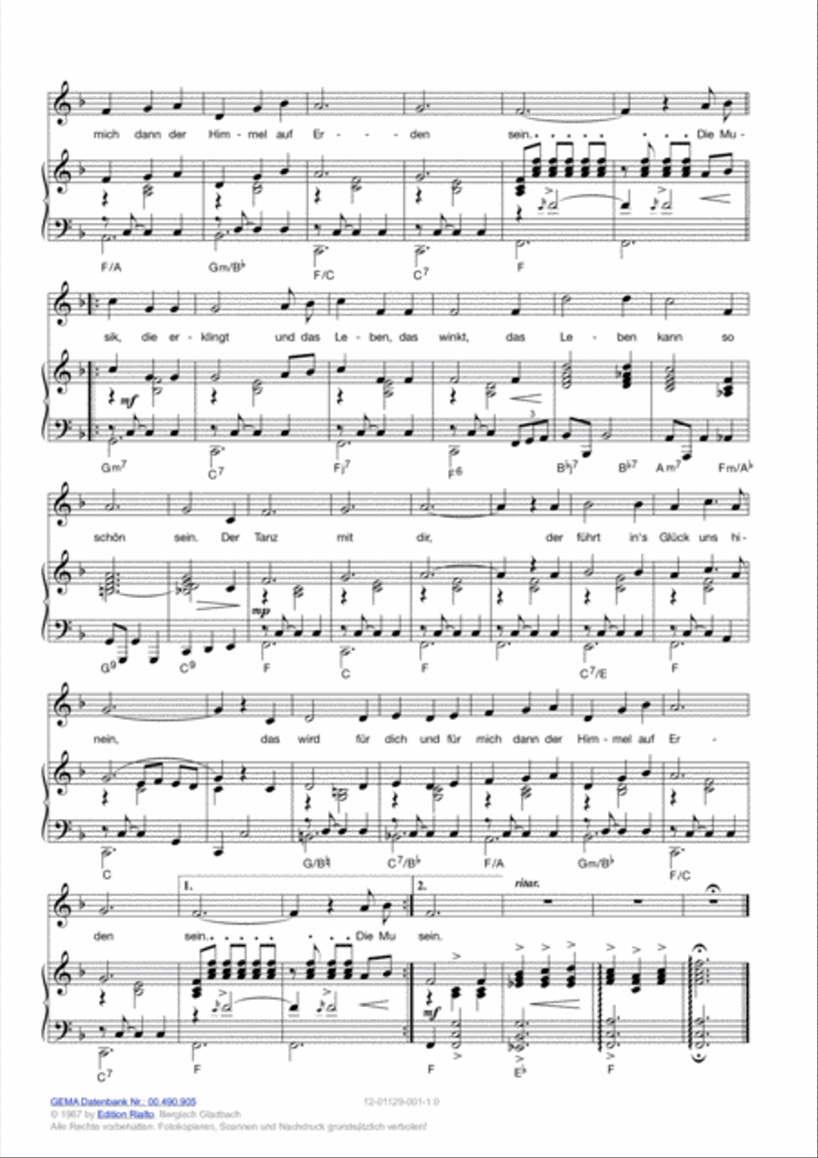 Der Tanz mit dir Der Tanz mit dir Voice scores gallery preview page 3