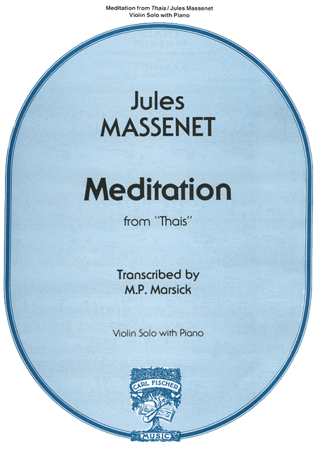 Jules Massenet: Meditation From 