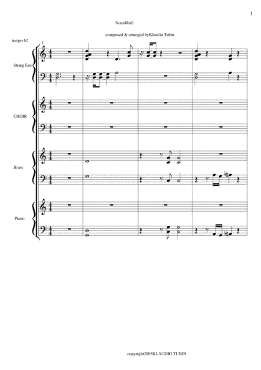 Scandiball Scandiball 4-Part scores gallery preview page 2