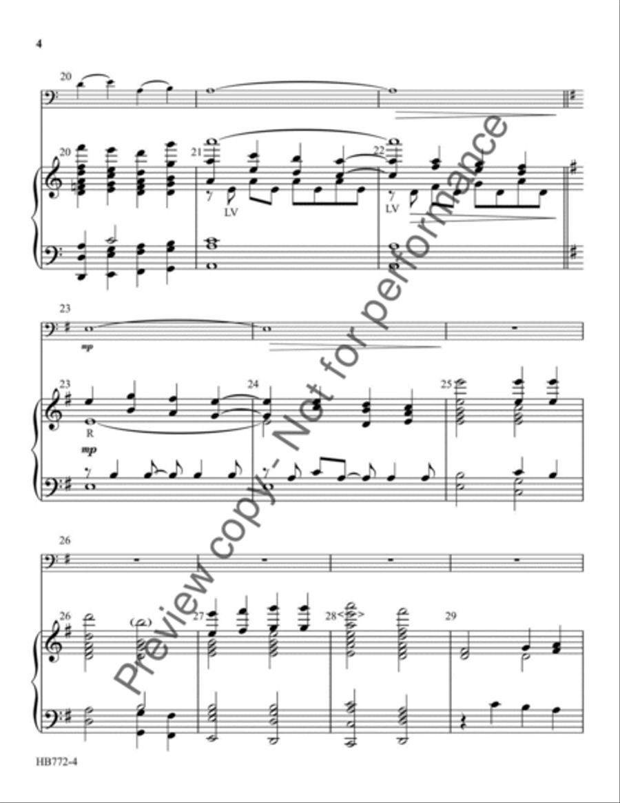 Wounded and Afflicted 5-Octaves scores gallery preview page 5