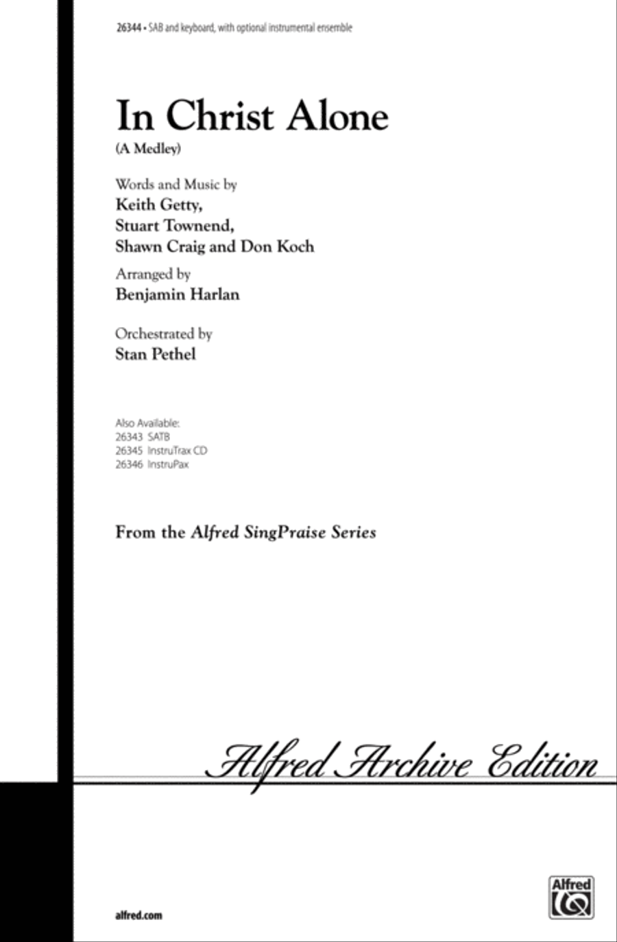 In Christ Alone (A Medley) 3-Part scores gallery preview page 1