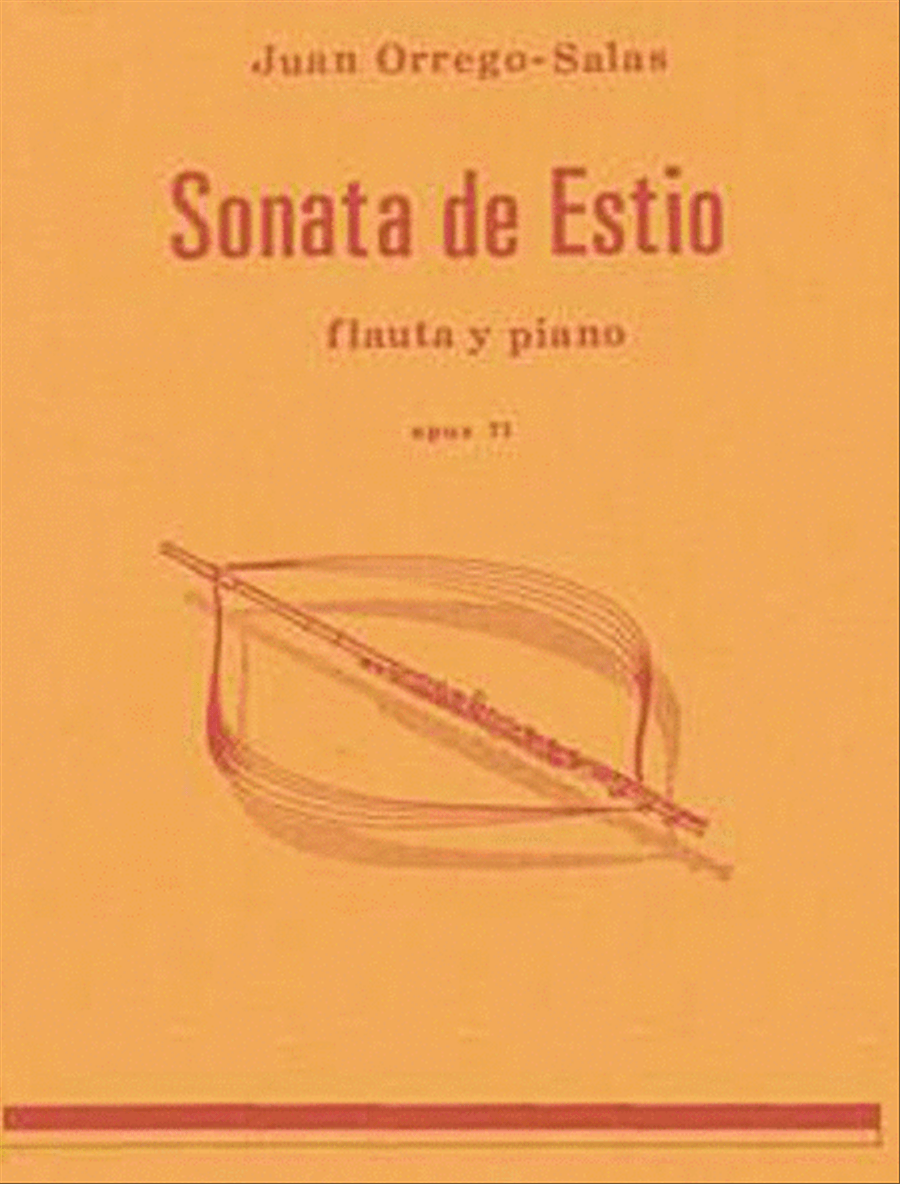 Sonata de Estio, op. 71 Sonata de Estio, op. 71 Flute Solo scores gallery preview page 1