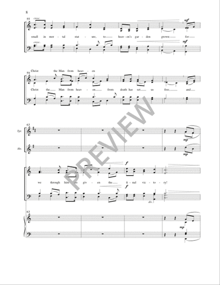 O God beyond All Praising - Full Score and Parts Bassoon scores gallery preview page 9