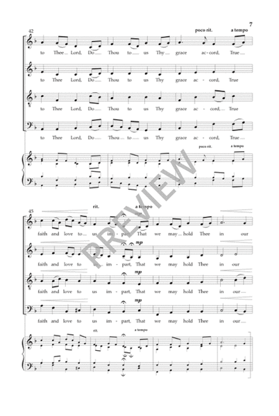 Thy Little Ones (SATB) image number null