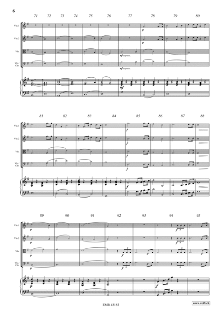Ceremonial Quartet String Quartet scores gallery preview page 5