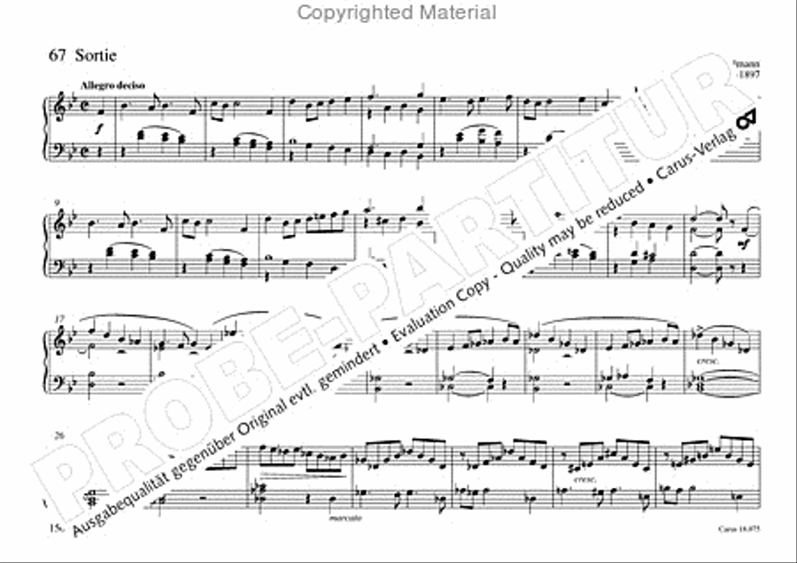 Freiburger Orgelbuch: Stammteil Organ Solo scores gallery preview page 151