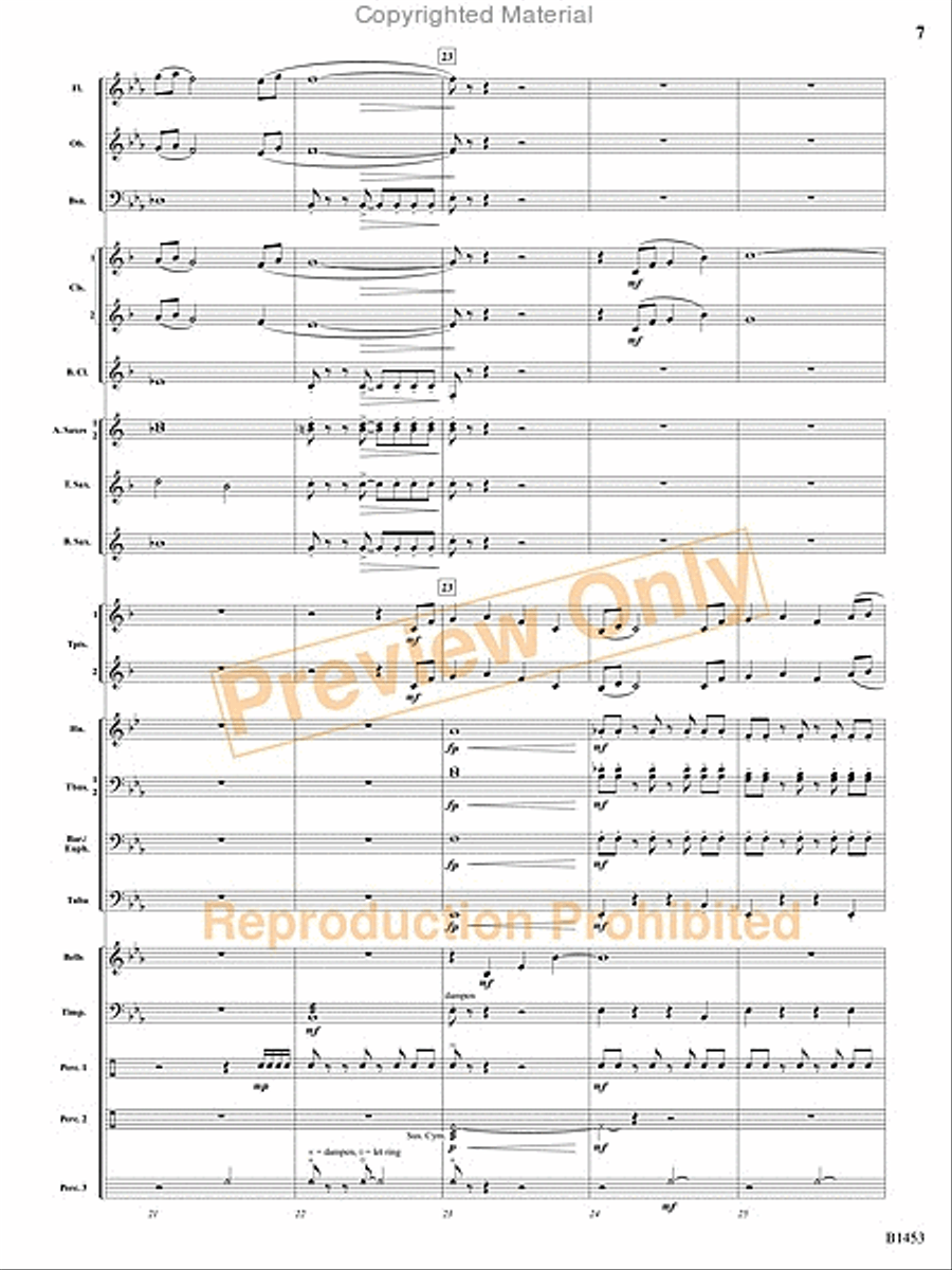 Soaring! Concert Band scores gallery preview page 20