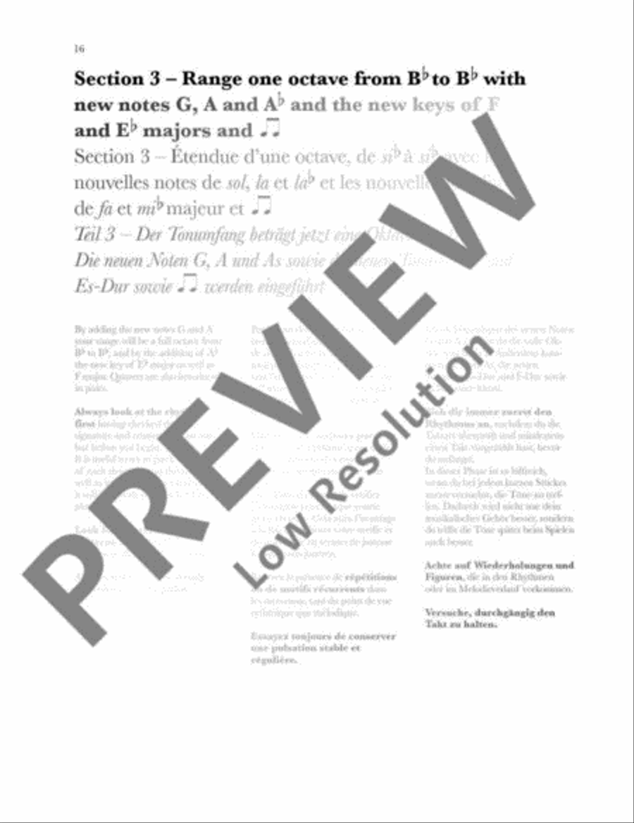Trombone Sight-Reading Trombone scores gallery preview page 17