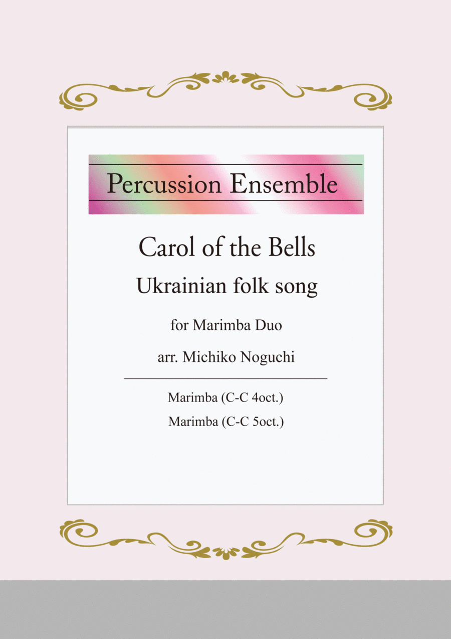 Carol of the Bells Percussion scores gallery preview page 1