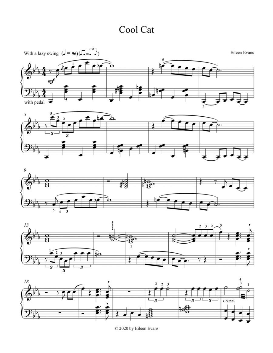 Cool Cat Piano Method scores gallery preview page 1