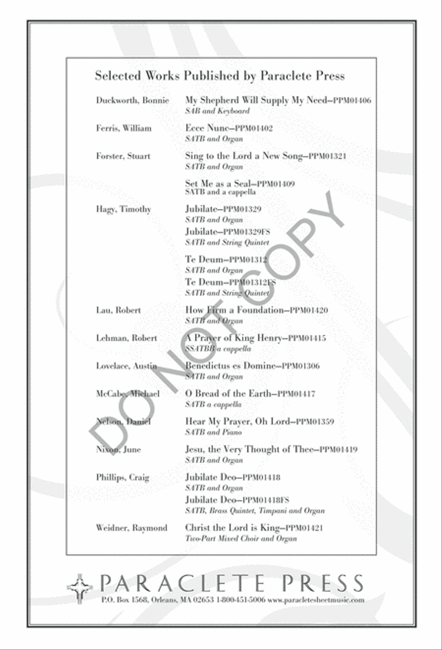 From Heaven Above to Earth I Come 4-Part scores gallery preview page 15