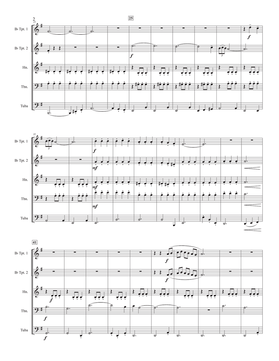 Delilah Brass Ensemble scores gallery preview page 2