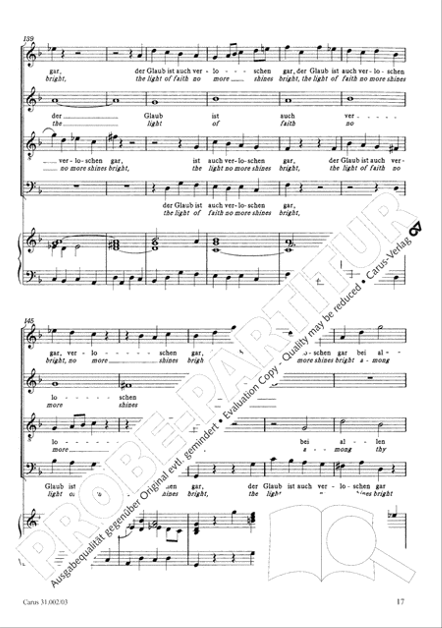 O God, from heaven look on us (Ach Gott, vom Himmel sieh darein) ATB scores gallery preview page 18