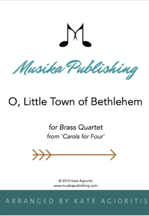 O Little Town of Bethlehem - Brass Quartet