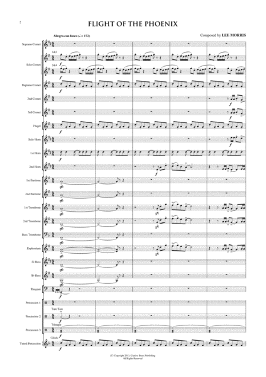 Flight Of The Phoenix Flight Of The Phoenix Brass Ensemble scores gallery preview page 2
