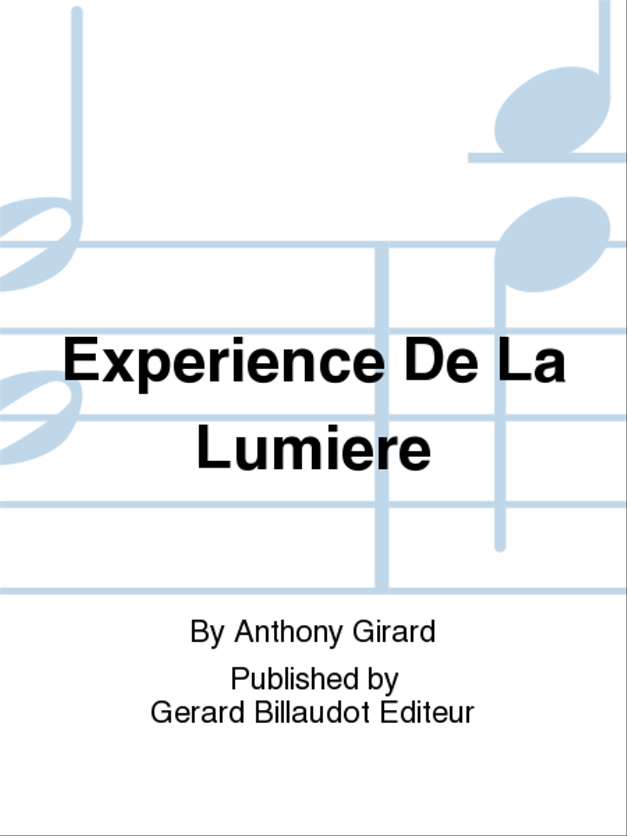 Experience De La Lumiere Experience De La Lumiere Cello scores gallery preview page 1