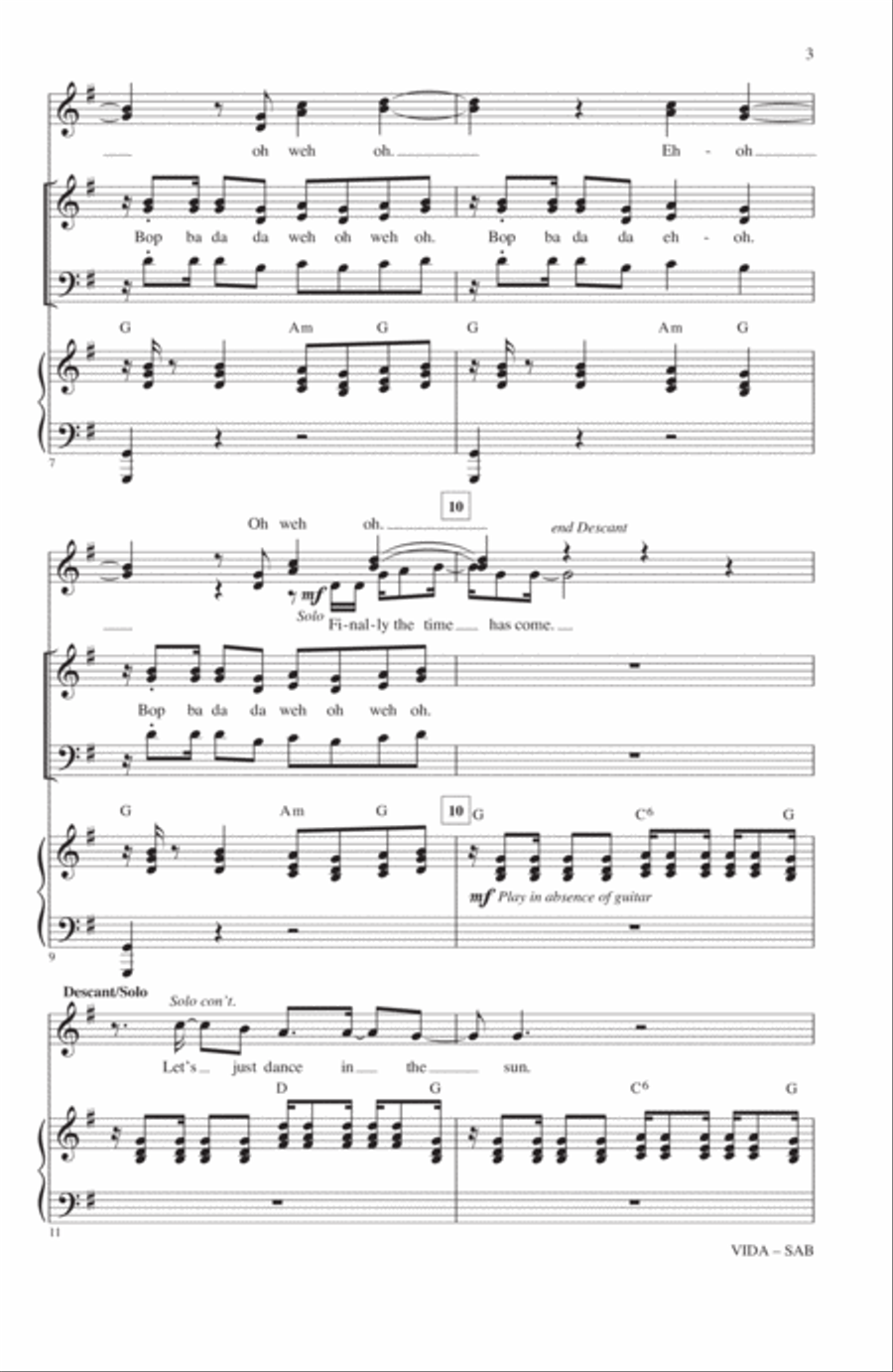 Vida 3-Part scores gallery preview page 2