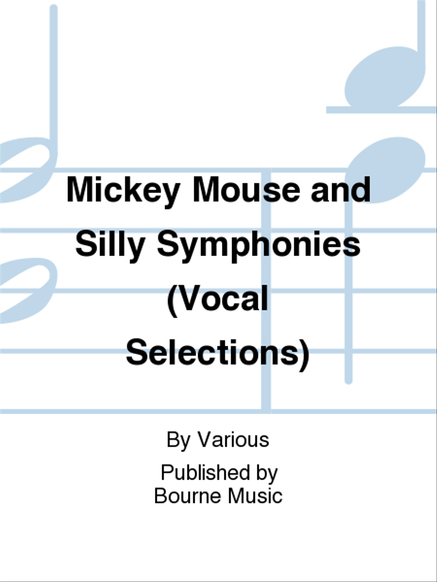 Mickey Mouse and Silly Symphonies (Vocal Selections) Voice Solo scores gallery preview page 1