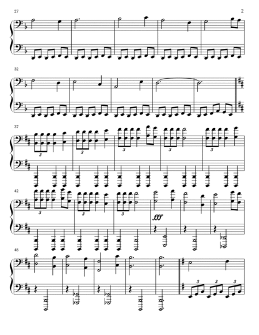 Davy Jones Piano Solo scores gallery preview page 2
