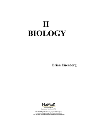 II Biology