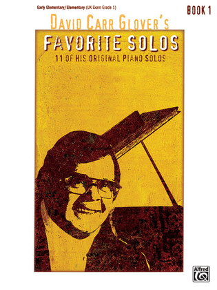 Book cover for David Carr Glover's Favorite Solos, Book 1