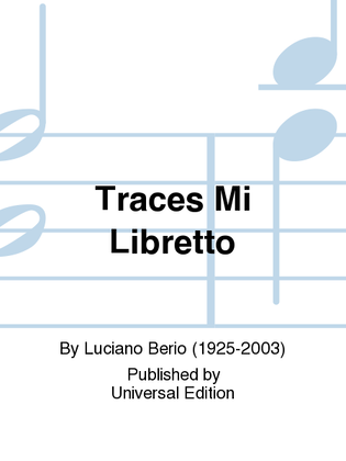 Book cover for Traces Mi Libretto