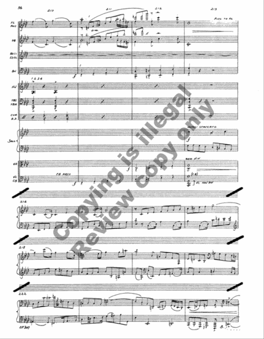 Variations on a Theme of Shostakovich (Orchesta Score) Full Orchestra scores gallery preview page 37