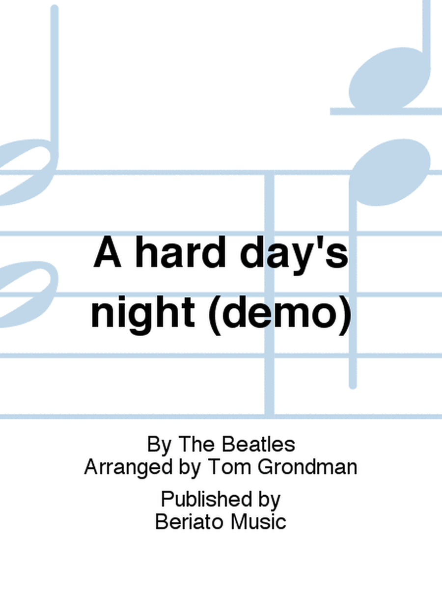 A hard day's night (demo)