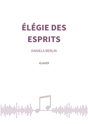 Book cover for Élégie des esprits